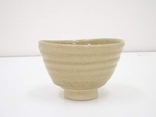 JAPANESE TEA CEREMONY / CHAWAN(TEA BOWL) / ASH GLAZE / ARTISAN WORK